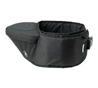 Hippychick Hipseat - Portabebés ligero que ahorra espalda, correa ajustable, puede llevar niños de 6 a 36 meses, color negro mezclilla