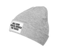 Hipster Beanie Gorro de Punto Dará Consejos médicos para Tacos Divertidos Gorro de Punto Slouchy Beanie Sombrero Tejido para Deporte Running Mujer