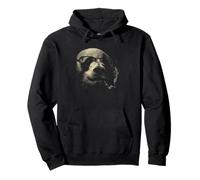 Hipster Monkey Gafas de Sol Pipe Retro Style Primate Art Sudadera con Capucha