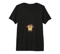 Hipster Monkey - Mantén la Calma y Come plátano-Amor Camiseta Premium