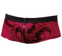 Hipster/Pants con Hollywood Print Rojo y Negro - Talla XL