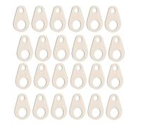 Hipzeepo 100 Piezas de Chips de Hilo de Madera para Bordar con Forma de Lágrima, para Organizar Puntos de, Bobinas de Hilo, Tarjetas de Tablero