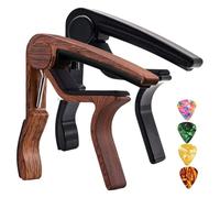 Hipzeepo 2 Cejillas para Guitarra, Abrazaderas para Guitarra Acústica, Eléctrica y Ukelele
