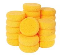 Hipzeepo 24 Esponjas Redondas para Cerámica, Esponjas Redondas para Artistas, Esponjas para Cerámica para el Cuidado del y el Mantenimiento de Aparejos de Caballo.