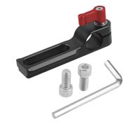 Hipzeepo Abrazadera de Riel de Varilla de 15 mm para Montaje en Jaula de Cámara con Empuñadura Superior y Placa de Queso, Soporte de Riel de 15 Mm, Enfoque de Seguimiento A