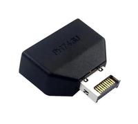 Hipzeepo Adaptador de Extensión USB 3.2 Tipo-e de 19 Pines/20 Pines A USB 19P, Frontal de Chasis, USB Tipo-A, Tipo-C para Placa Base de Escritorio.