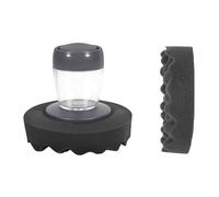 Hipzeepo Aplicador de Abrillantador de Neumáticos, Reutilizable para Autos y Camiones, Almohadilla Aplicadora de Abrillantador Antigoteo y Sin Marcas.