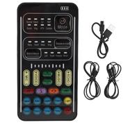 Hipzeepo Cambiador de Voz Portátil Multifuncional con 8 Efectos de Sonido para Teléfono Móvil y Ordenador.