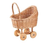 Hipzeepo Cesta de Almacenamiento de Juguetes para Niños, Cesta de Flores Pequeña con Barra de Tracción para Exteriores.