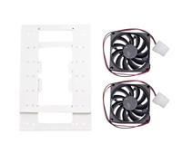 Hipzeepo Chasis con Soporte Integrado para Disco Duro Mecánico 6F, Ventilador de Expansión Superpuesto para Disco Duro de 3.5, Refrigeración para Caja de PC W con Ventilador.
