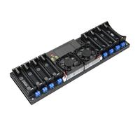 Hipzeepo Comprobador de Resistencia Interna de Capacidad de Batería 18650 de 8 Canales, Módulo de Carga y Descarga Automática de 12-19 V CC.