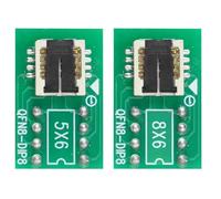 Hipzeepo Conector/Adaptador WSON8/MLF8/MLP8 DFN8 A DIP8 de 6 X 5 mm y 8 X 6 mm para T48 TL866II /H CH341A EZP2023