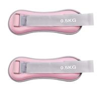 Hipzeepo Conjunto de 2 Pesas de Muñeca/Tobillo de 500 G para Mujeres y Hombres, Correas de Peso Modular para Piernas para Yoga, Caminar, Trotar, Aeróbicos.