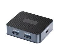 Hipzeepo Convertidor de DP A Tipo C con Puerto Hembra de Alta Definición para Gafas AR Externas y Pantallas Portátiles de Mini Host.