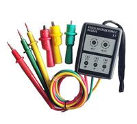 Hipzeepo Detector de Fase Trifásico, Medidor de Fase de Corriente, Comprobador de Secuencia de Fases, Indicador Digital de Orden de Fases SP8030