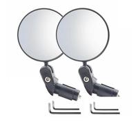 Hipzeepo Espejo Retrovisor de Bicicleta de 360 Grados Accesorios para Bicicletas Espejo Retrovisor para Ciclismo Espejo Redondo para Manillar de Bicicleta