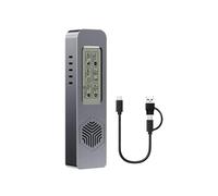 Hipzeepo Estuche para Disco Duro M.2 NVME/ENGFF con Protocolo Dual de Estado Sólido y Detección Inteligente de Salud Digital B