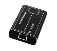 Hipzeepo Extensor Gigabit PoE de 2 Puertos, 100/1000 M, Repetidor de Red IEEE802.3af/At de 30 W, Conectar y Usar para Conmutador PoE, Cámara IP NVR