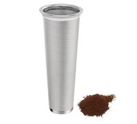 Hipzeepo Filtro de Café Frío para Jarra MasonJar de Vidrio de 32 Oz - Fina, Filtro de Acero Inoxidable 304 con Anillo de Sellado