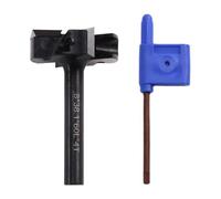 Hipzeepo Fresa CNC para Superficies de Alerones, Broca de Enrutador con Inserto de Vástago de 8 mm, Broca de Carburo para Aplanar Losas, Broca para Cepilladora de Madera.