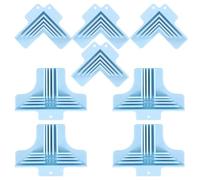 Hipzeepo Guía de Esquinas Resistente de 8 Piezas para Caja de Aglomerado, Herramienta de Sujeción en Ángulo Recto para Grosores de Papel de 1 mm, 1,5 mm, 2 mm y 3 mm B