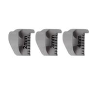 Hipzeepo Herramienta de Medición de Calibre de Aguja de Coser, Plantilla de Costura con Regla de Dedo, Protector de Dedos, Guía de Costura DIY