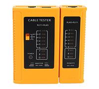 Hipzeepo Herramienta de Prueba del Probador de Cables de Red RJ45 RJ11 RJ12 CAT5 CAT6 UTP USB LAN Cable Ethernet Probador de Cable (BateríA No Incluida)