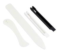 Hipzeepo Herramienta para Estampar Láminas de Cobre de 7/32 Pulgadas, Herramienta para Estampar Láminas de Cobre, Bruñidor de Vitrales de Plástico, Plegadora de Hueso, Herramienta de Rayado