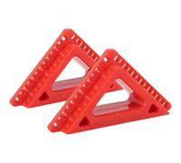 Hipzeepo Herramienta para Revelar Marcos de Ventanas, Plantilla para Revelar Marcos de Puertas y Herramienta de Marcado de Molduras (2 Piezas) Incluye Espaciador de 1/4 Pulg., 3/16 Pulg. y 1/8 Pulg.