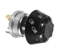 Hipzeepo Interruptor de Bocina Universal para Tractor, Excavadora y Camión, Interruptor Giratorio Redondo de 3 Posiciones.