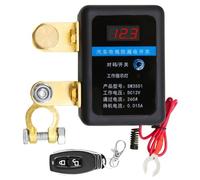 Hipzeepo Interruptor de Desconexión de Batería Remota de 12 V CC, 260 A, Interruptor de Apagado Automático de Energía, Interruptor de Corte de Batería Remoto para Automóvil