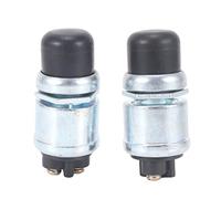 Hipzeepo Interruptor de Pista de de Coche Impermeable de 50A 12V, BotóN Pulsador, Bocina, Arranque del Motor, Interruptor de Arranque MomentáNeo Resistente