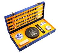 Hipzeepo Juego de 10 Pinceles de Caligrafía China, Ideal para Pintar, Escribir y Acuarela. Ideal para Pintar Sumi- y Kanji.