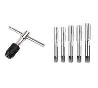 Hipzeepo Juego de Herramientas de Roscado con Llave de Macho de Roscar Manual Tipo T Llave de Macho de Roscar