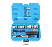 Hipzeepo Kit de 29 Llaves de Tubo de Trinquete, Juego de Llaves Vaso, Herramienta Reparación Automóviles, Llave Dinamométrica de Trinquete, Juego de Herramientas de Reparación Automotriz.