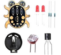 Hipzeepo Kit Electrónico Bricolaje Ojo Gorgojo, Ideal para Principiantes, un Divertido Regalo Hecho A Mano, Ideal para Interacción con Estudiantes, Experimentos y Más.