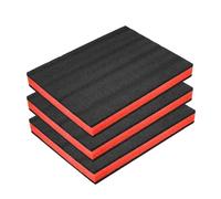 Hipzeepo Láminas de Espuma de Poliuretano Cortables, Láminas Espuma Polietileno para Herramientas, Revestimiento para Cajones, Caja Herramientas y Sombra para Herramientas Almacenamiento.