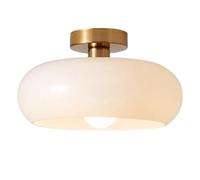 Hipzeepo Lámparas Colgantes de Cristal Vintage para Dormitorio, Lámparas de Techo, Iluminación LED para Interiores, Lámparas de Techo Blancas