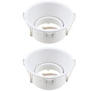 Hipzeepo Lámparas de Techo LED Empotrables Redondas y Cuadradas MR16 GU10, LED de Techo Ajustable,
