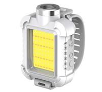 Hipzeepo Linterna LED Recargable de Muñeca para Actividades Al Aire Libre. Resistente Al Agua IPX5. 3 Modos y Función SOS. Ideal para Acampar, Andar en Bicicleta