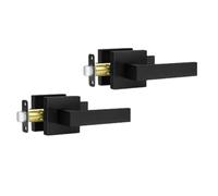 Hipzeepo Manijas de Puerta Interiores Sin Llave, Palancas de Paso No Bloqueantes, Perillas de Puerta de Paso, Palancas de Puerta de Closet para Pasillo, para Puertas de Lado Izquierdo y Derecho.