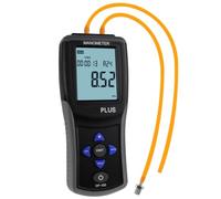 Hipzeepo Manómetro Electrónico Digital de Mano, Medidor de Presión Diferencial, Barómetro con Pantalla Retroiluminada.