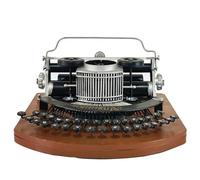 Hipzeepo Máquina de Escribir Vintage, Modelo de Utilería, Decoración para Escaparates, Fotografía, Decoración de Metal Vintage, Artesanías.