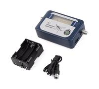 Hipzeepo Medidor de Potencia de Señal de Antena de Televisión Aérea Digital DVB-T Finder con Brújula para Sistemas de Recepción de TV