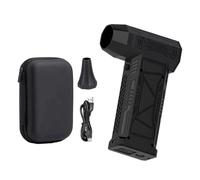 Hipzeepo Mini Ventilador de Turbina Recargable de 150.000 RPM con Luz LED y Pantalla, Velocidad del Viento Ajustable, Soplador Portátil para Limpieza de Automóviles.