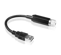 Hipzeepo Miniproyector de Luz LED con Forma de Estrella para Techo de Coche, Lámpara de Galaxia con Atmósfera, USB, Decorativa para Techo de Coche, Habitación, A