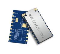 Hipzeepo Módulo Transceptor Inalámbrico Lora LoRa1121F33-2G4 2W de Alta Potencia Sub-GHz/S Chip LR1121 433MHz 470MHz