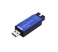 Hipzeepo Módulo UART Serie USB-A A TTL FT232RNL con Comunicación Dual y Descargador de Flash con Cables 4P
