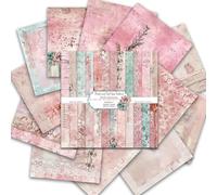 Hipzeepo Papel para Álbumes de Recortes de 30 X 30 cm, 24 Hojas para Manualidades Decorativas de Origami, Impresión A Doble Cara, Papel para Álbumes de Fotos.