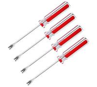 Hipzeepo Paquete de 4 Extractores de Tachuelas, Extractor de Clavos, Grapas, Remaches y Grapas con Punta en U.